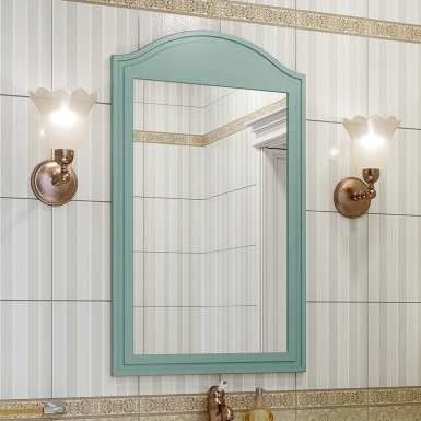 Зеркало Caprigo Verona 60 blue white прямоугольное,  в стиле ретро