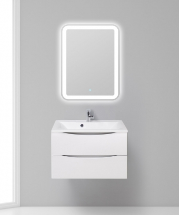 Мебель для ванной BelBagno Marino 75 bianco opaco подвесная, с ящиками