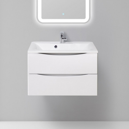 Тумба для комплекта BelBagno Marino 75 bianco opaco подвесная, с ящиками