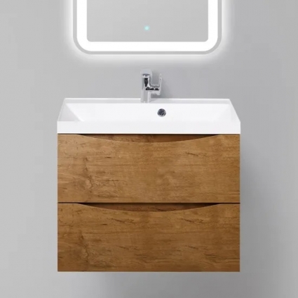 Тумба для комплекта BelBagno Marino 70 rovere nature подвесная, с ящиками