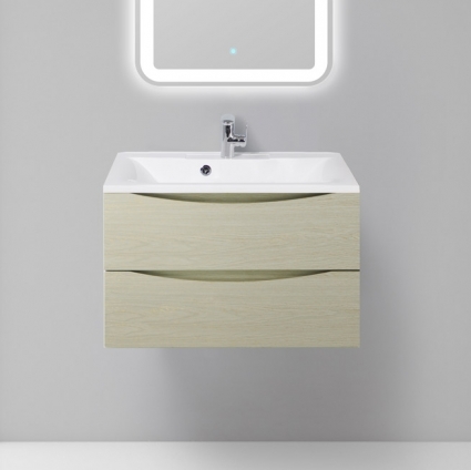 Тумба с раковиной BelBagno Marino 75 patinato turchese, подвесная, с ящиками