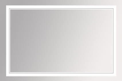 Зеркало Misty Неон 2 LED 120х80 прямоугольное, с подсветкой