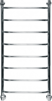 Полотенцесушитель водяной Ника Trapezium ЛТ 120/60-8 хром, лесенка, 8 секций
