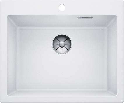 Мойка кухонная Blanco Pleon 6 белая матовая, прямоугольная, 61.5x51 см