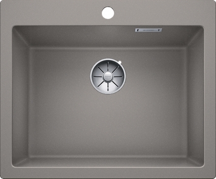 Мойка кухонная Blanco Pleon 6 серый беж матовая, прямоугольная, 61.5x51 см
