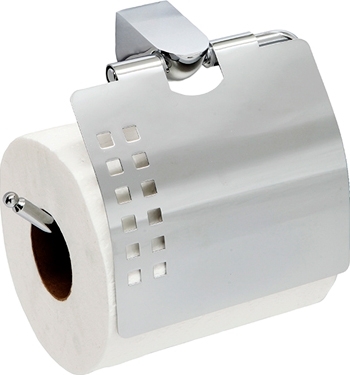 Держатель туалетной бумаги Wasserkraft Kammel K-8325 с крышкой, хром, подвесной