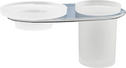 Стакан Wasserkraft Kammel K-8326 с мыльницей в современном стиле