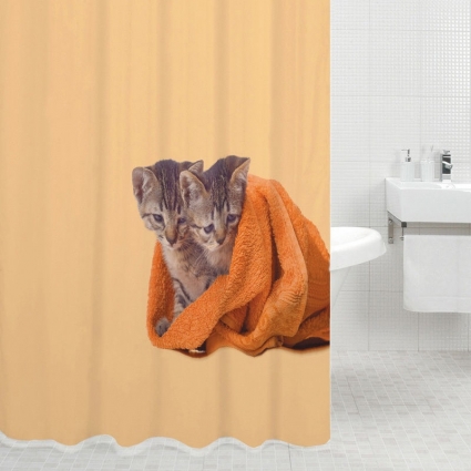 Штора для ванной Bath Plus Студия Рrint DSP3008 в современном стиле