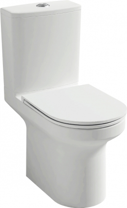 Унитаз-компакт Jacob Delafon Elite E29723-00 безободковый белый, овальный, 38x65 см