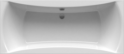 Акриловая ванна Alpen Luna 190x90 прямоугольная, объем 330 л.