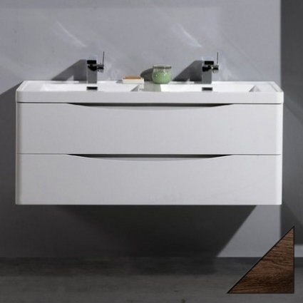 Тумба с раковиной BelBagno Ancona-N 120 rovere more подвесная, с ящиками, с доводчиками