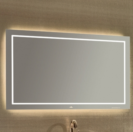 Зеркало Villeroy & Boch Finion G6101200 120 см, с настенным освещением, bluetooth, прямоугольное, с подсветкой