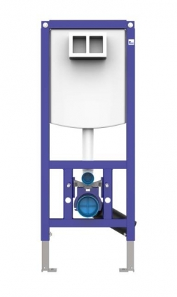Инсталляция Sanit INEO PLUS 90.733.00..S004 цвет синий, бачок 3/6 л, 45x13.5x112 см