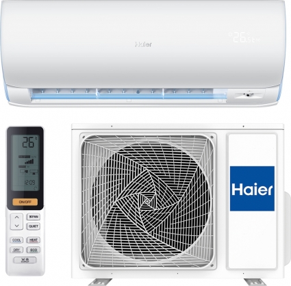 Кондиционер Haier Lightera Премиум AS35S2SD1FA / 1U35S2PJ1FA на площадь 29 кв.м., белый