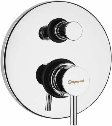 Смеситель Margaroli Moderna RU2008AA01CR для ванны, С ВНУТРЕННЕЙ ЧАСТЬЮ, однорычажный, хром