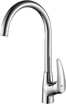 Смеситель Lemark Linara LM0405C для кухонной мойки однорычажный, хром