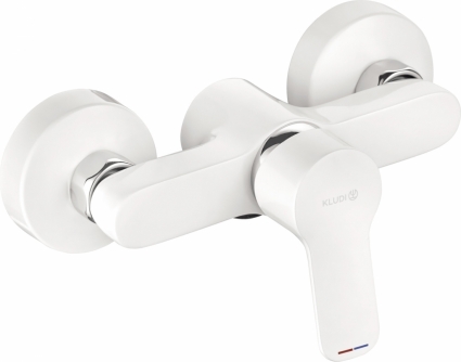Смеситель Kludi Pure&Easy 378419165 для душа однорычажный, белый