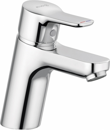 Смеситель Kludi Pure&Easy 372750565 для раковины, для безнапорных водонагревателей, однорычажный, хром