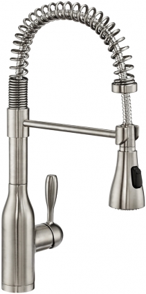 Смеситель E.C.A. Kitchen Mixers 406218019 для кухни, нержавеющая сталь, однорычажный, хром