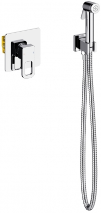 Гигиенический душ Timo Sahara 2080/00SM new chrome C ВНУТРЕННЕЙ ЧАСТЬЮ хром, 1 режим