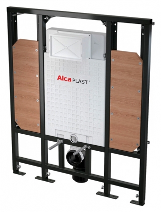 Система инсталляции для унитазов AlcaPlast Sadromodul  цвет черный, бачок 6/9 л, 100x20x127 см