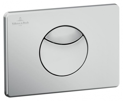 Кнопка смыва Villeroy & Boch Viconnect матовый хром механическая
