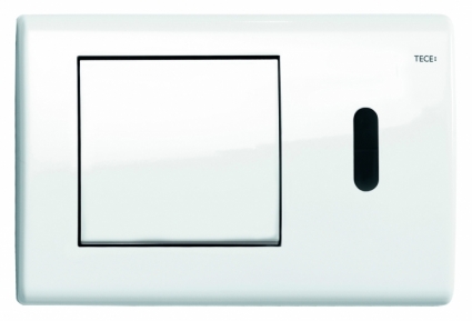 Кнопка смыва Tece Planus 6 V-Batterie белая