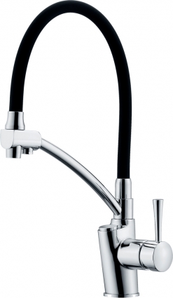 Смеситель Zorg Sanitary ZR 354-6 YF для кухонной мойки однорычажный, высота излива 20.6 см