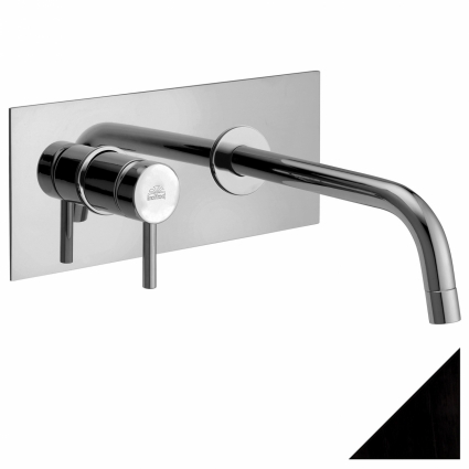 Смеситель Paffoni Light LIG101NO/M С ВНУТРЕННЕЙ ЧАСТЬЮ, для раковины, однорычажный, черный