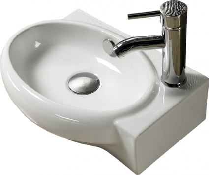 Рукомойник Melana T4522L(E606T)-806 цвет белый, полукруглая