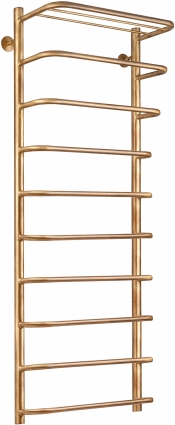 Полотенцесушитель водяной Secado Мерида 2 50x120 бронза, лесенка, 12 секций