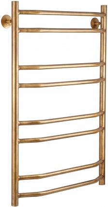 Полотенцесушитель водяной Secado Агата 4 50x80 бронза, лесенка, 8 секций