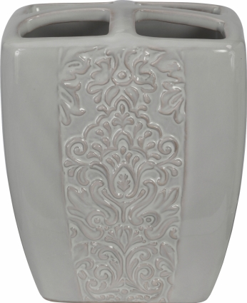 Стакан Creative Bath Heirloom HER60GRY для зубных щёток, серый в современном стиле