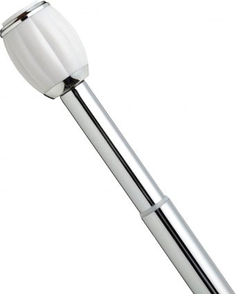 Карниз для ванны Carnation Home Fashions Chrome / White TSR-CR/21 в современном стиле