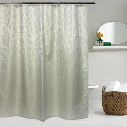 Штора для ванной Bath Plus Decor collection JAC1504 180x200, кремово-бежевая в современном стиле