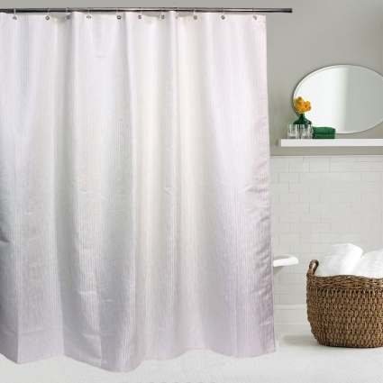 Штора для ванной Bath Plus Decor collection JAC1507 180x200, слоновая-кость в современном стиле