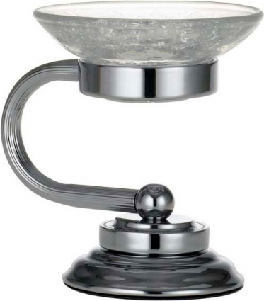 Мыльница Boheme Murano 10910-CR настольная,  в стиле ретро