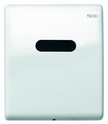 Кнопка смыва Tece Planus Urinal 6 V-Batterie белая сенсорная