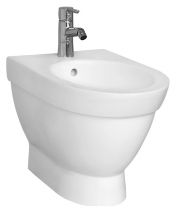 Биде напольное VitrA Form 500 4306B003 цвет белый, овальное, 35.5x56 см