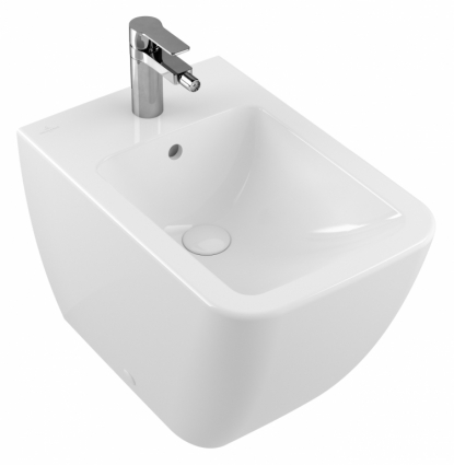 Биде напольное Villeroy & Boch Venticello alpin цвет белый, прямоугольное, 37.5x56 см