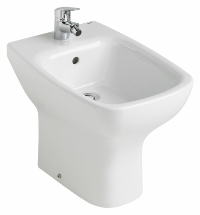 Биде напольное Gala Street Square 05360 цвет белый, прямоугольное, 35.3x53 см