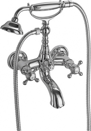Смеситель Fima Carlo Frattini Elizabeth F5084CR для ванны с душем, двухвентильный, хром