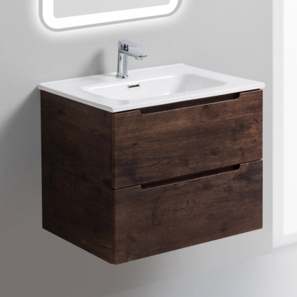 Тумба для комплекта BelBagno Etna 80 rovere moro подвесная, с ящиками