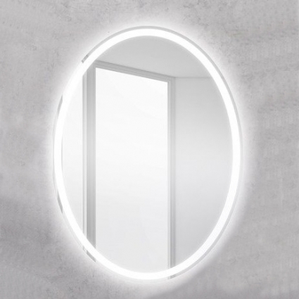 Зеркало BelBagno SPC-VST-600-800-LED-BTN овальное, с подсветкой