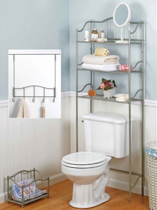 Полка Creative Bath Complete Bath Series 20060-NI никель цвет серый, напольная