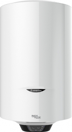 Водонагреватель Ariston PRO1 ECO INOX ABS PW 50 V SLIM 2.5 кВт, погружной ТЭН, белый