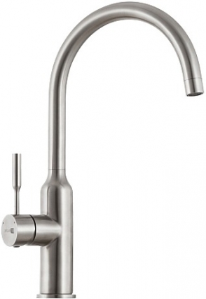 Смеситель Lemark Expert LM5079S для кухонной мойки однорычажный, сталь