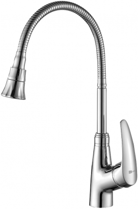 Смеситель Lemark Linara LM0413C для кухонной мойки однорычажный, хром