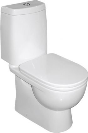 Унитаз-компакт Sanita luxe Fest SL DM белый, овальный, 34.4x61.8 см