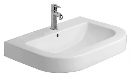 Раковина Duravit Happy D 0417650000 цвет белый, полукруглая